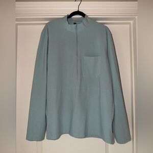 lululemon athletica mint green half-zip pullover